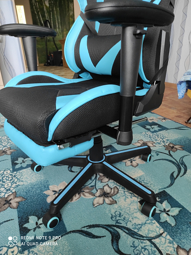 Компьютерное кресло Kano 1 light blue / black фото покупателя 187