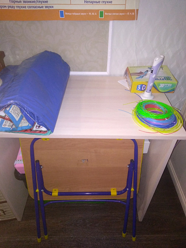 Стол письменный Kiwi белый  - Уцененный экземпляр фото покупателя 21