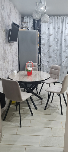 Стул на металлокаркасе Чилли черный / зеленый фото покупателя 1363