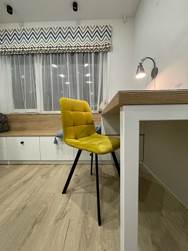 Стул на металлокаркасе Чилли черный / зеленый фото покупателя 1399