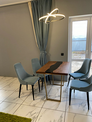 Стул на металлокаркасе Kora white / gray фото покупателя 427