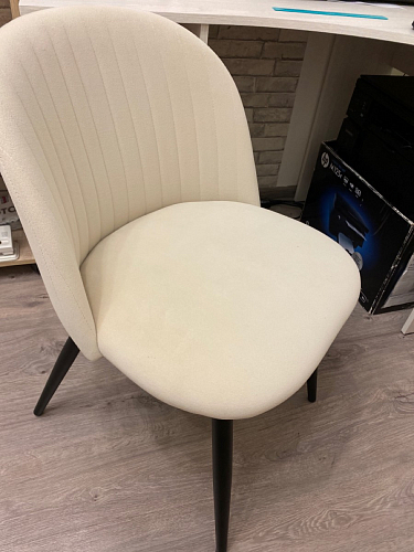 Стул на металлокаркасе Gabi 1 line light blue / black фото покупателя 171