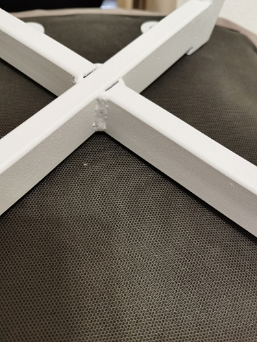 Стул на металлокаркасе Чилли синяя ткань / белый фото покупателя 137