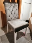 Стул Amelia white / fabric grey: отзыв о товаре