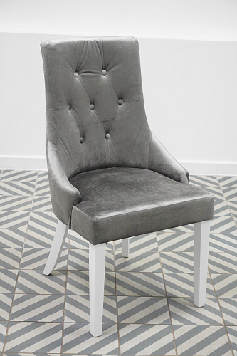 Стул Elegance dark walnut / fabric cream из шоурума 8