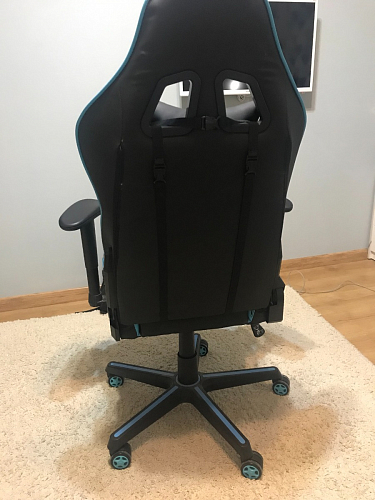 Компьютерное кресло Racer черное / бежевое фото покупателя 34