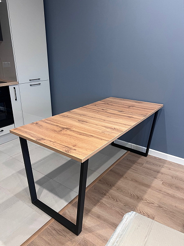 Стол раскладной Лота Лофт 120 25 мм юта / черный матовый фото покупателя 726