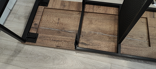 Барный стол Нари 120х50х171 делано / черный матовый фото покупателя 7