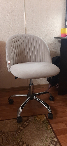 Компьютерное кресло Melody/Мелоди молочное фото покупателя 82