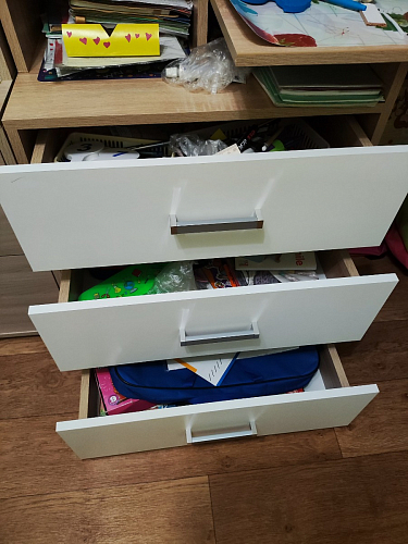 Стол компьютерный Джаз-17 белый правый фото покупателя 9