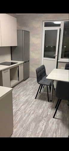 Стул на металлокаркасе Чилли синяя ткань / белый фото покупателя 326