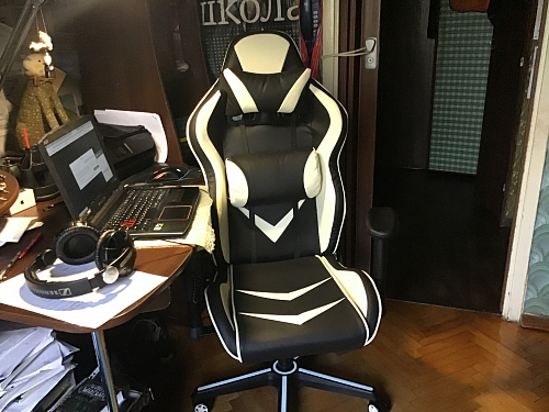 Компьютерное кресло Racer черное / красное фото покупателя 190