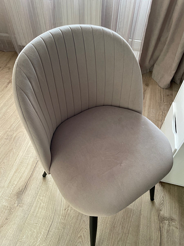 Стул на металлокаркасе Gabi gray / black фото покупателя 67