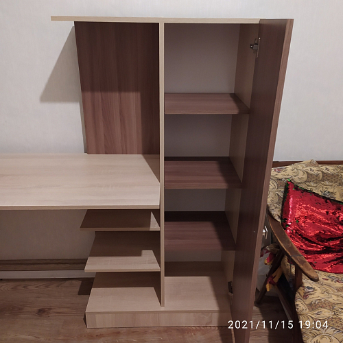 Письменный стол Квартет-6 белый фото покупателя 4