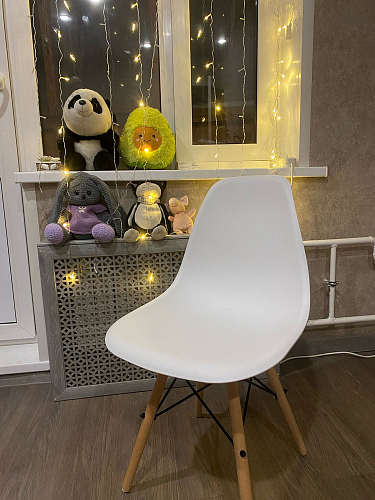Стул Сindy Eames/Синди Имс мод. 001 yellow / natural фото покупателя 52