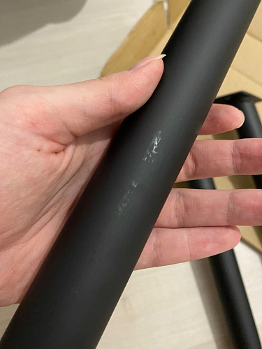 Стул на металлокаркасе Gabi dark beige / black / silver фото покупателя 911