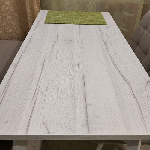 Стол Тринити Лофт 120 32 мм дуб галифакс табако / черный матовый фото покупателя 655