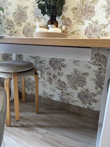 Деревянный стол Лота Лофт 140х80 белый матовый / бетон светлый фото покупателя 247