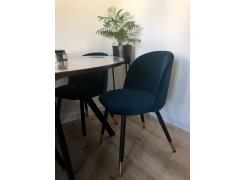 Стул на металлокаркасе Gabi 1 light purple / black фото покупателя 887