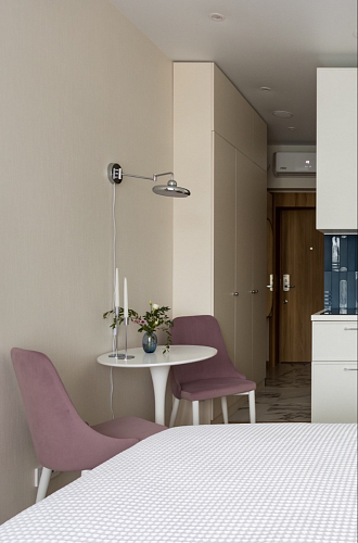 Стул на металлокаркасе Kora light purple / black фото покупателя 340