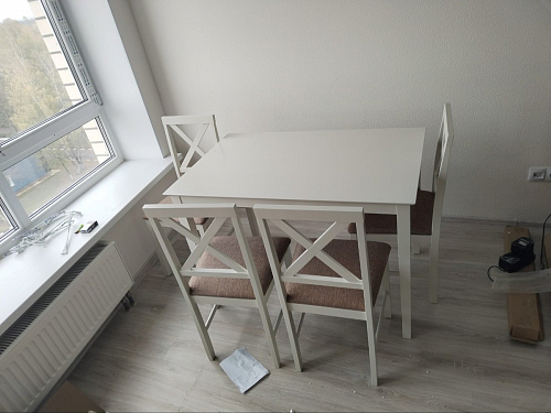 Обеденный комплект Hudson (Хадсон) cappuccino фото покупателя 15