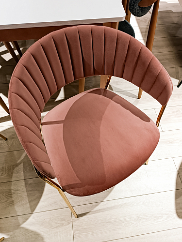 Кресло Turin велюр серый / черный из шоурума 2