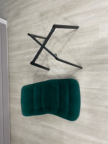 Стул на металлокаркасе Челси бежевый / черный фото покупателя 189