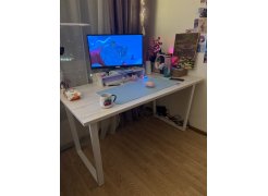 Деревянный стол Лота Лофт 120(160)х75 черный матовый / бетон светлый фото покупателя 717