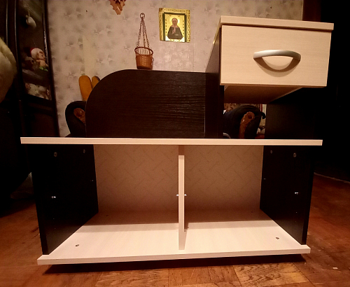 Обувница Аврора дуб млечный / венге фото покупателя 144