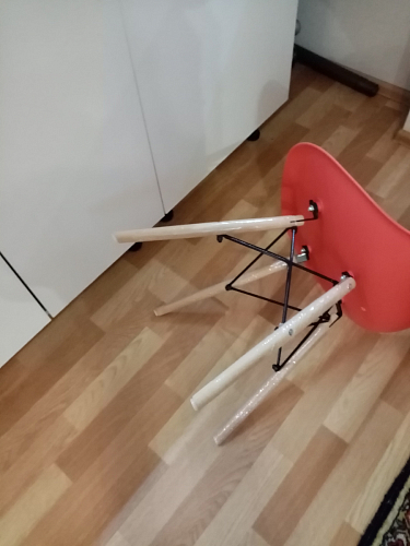 Пластиковый стул Eames PC-015 желтый фото покупателя 137