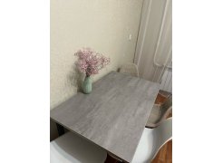 Стол Лота Лофт 140 25 мм юта / белый матовый фото покупателя 152