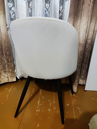 Стул на металлокаркасе Gabi 1 line light blue / black фото покупателя 189