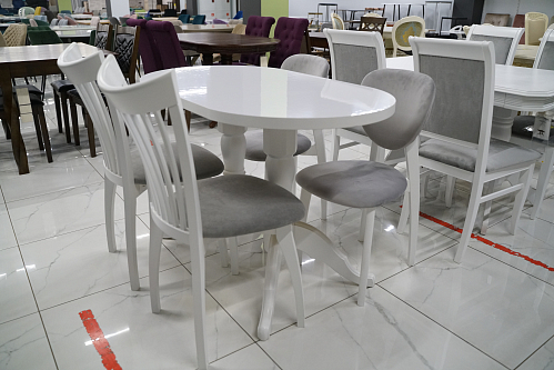 Деревянный стол Адней 01 белый из шоурума 1