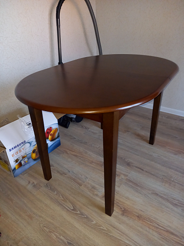 Стол раскладной Lugano butter white фото покупателя 4