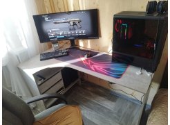 Письменный стол СПм-25 левый бетон фото покупателя 45