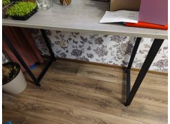 Барная стойка Дилан Лофт 120х40х90 бетон светлый фото покупателя 69