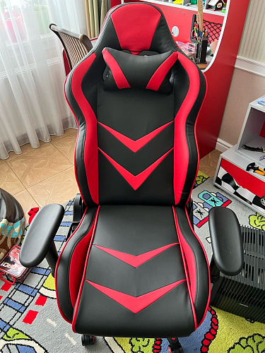 Компьютерное кресло Racer черный / красный / бежевый фото покупателя 86