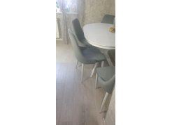 Стул на металлокаркасе Kora green / black фото покупателя 74