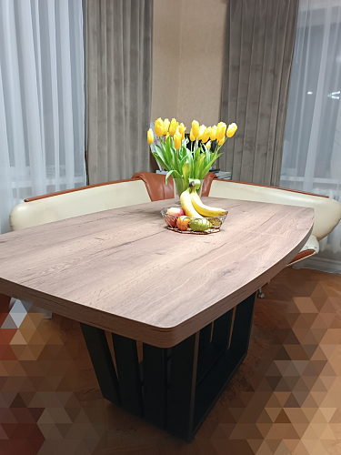 Стол на тумбе Эудес черный фото покупателя 25