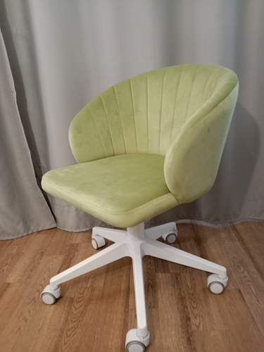 Компьютерное кресло Пард экокожа белый фото покупателя 248