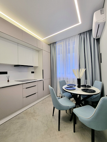 Стул на металлокаркасе Kora green / black фото покупателя 184