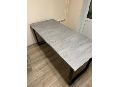 Стол Лота Лофт 120 25 мм сабия / черный матовый фото покупателя 167