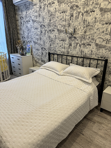 Двуспальная кровать Бри 160х200 черная фото покупателя 1