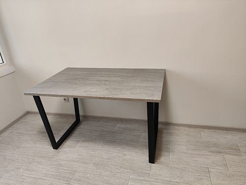 Стол раскладной Лота Лофт 120 25 мм юта / черный матовый фото покупателя 448