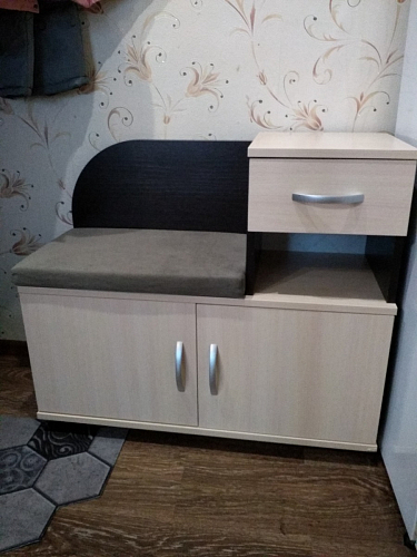 Обувница Аврора дуб млечный / венге фото покупателя 162