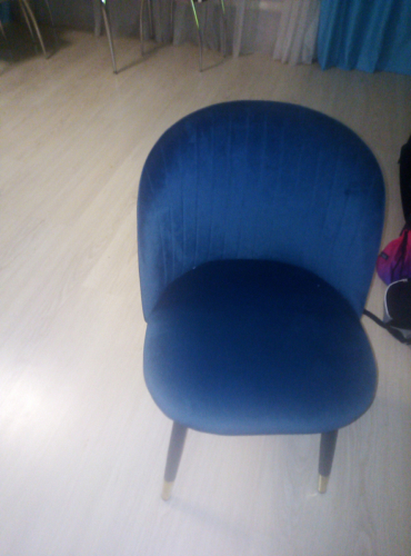 Стул на металлокаркасе Gabi 1 light purple / black фото покупателя 442