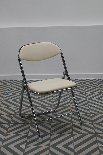 Стул на металлокаркасе Fold 1 складной black / black из шоурума 2