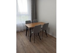 Обеденная группа Эделин светло-серый / бетон / черный матовый фото покупателя 3