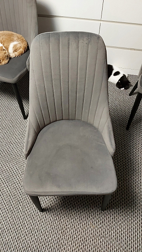 Стул на металлокаркасе Kora beige / black фото покупателя 233