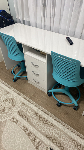 Компьютерное кресло Kiddy салатовое ткань (сетка) фото покупателя 1